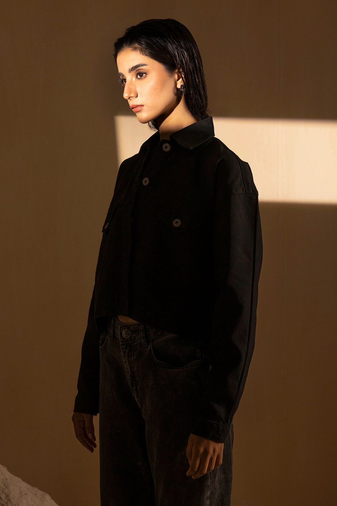 Denim Jacket – Black