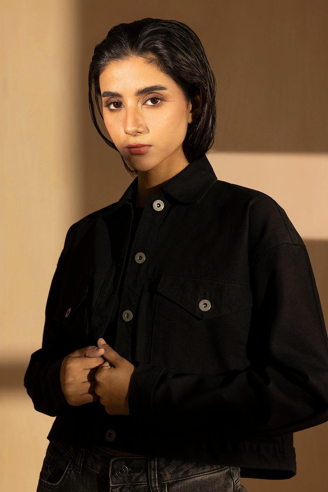 Denim Jacket – Black