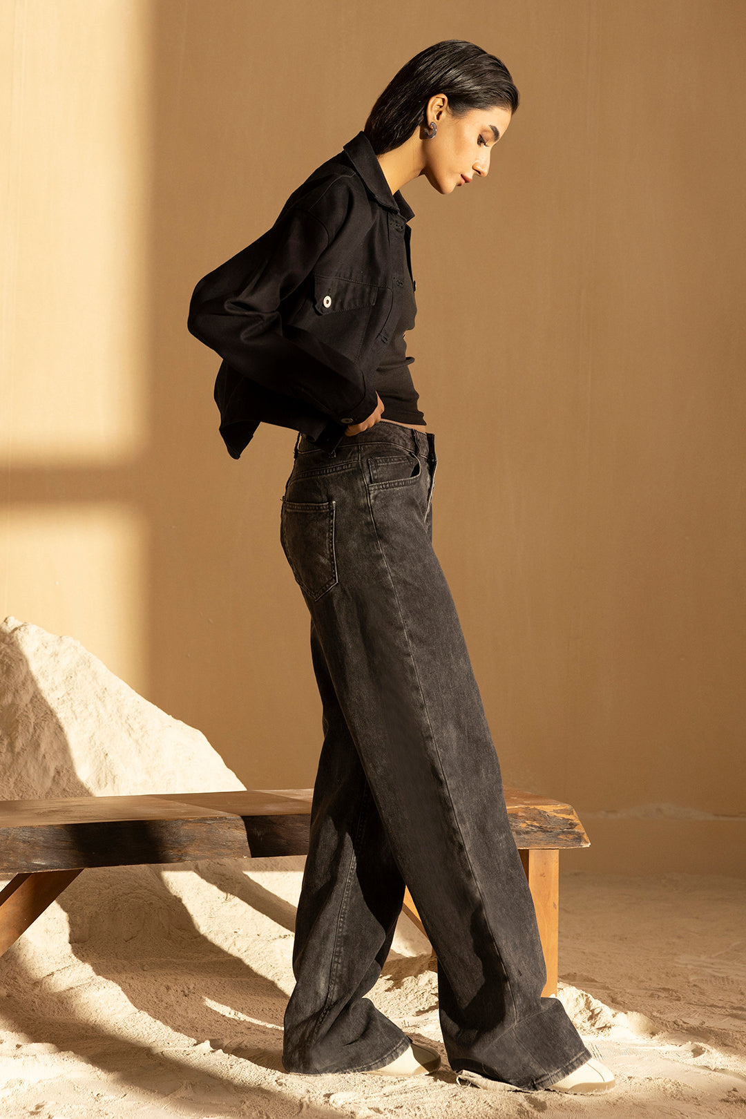 Denim Jacket – Black