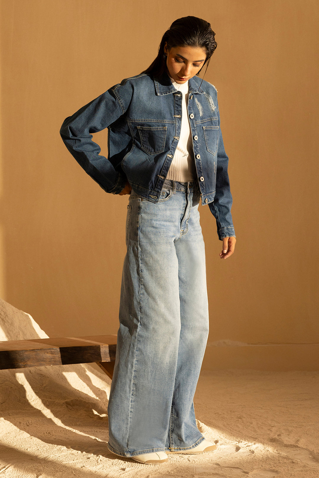 Denim Jacket –  Blue