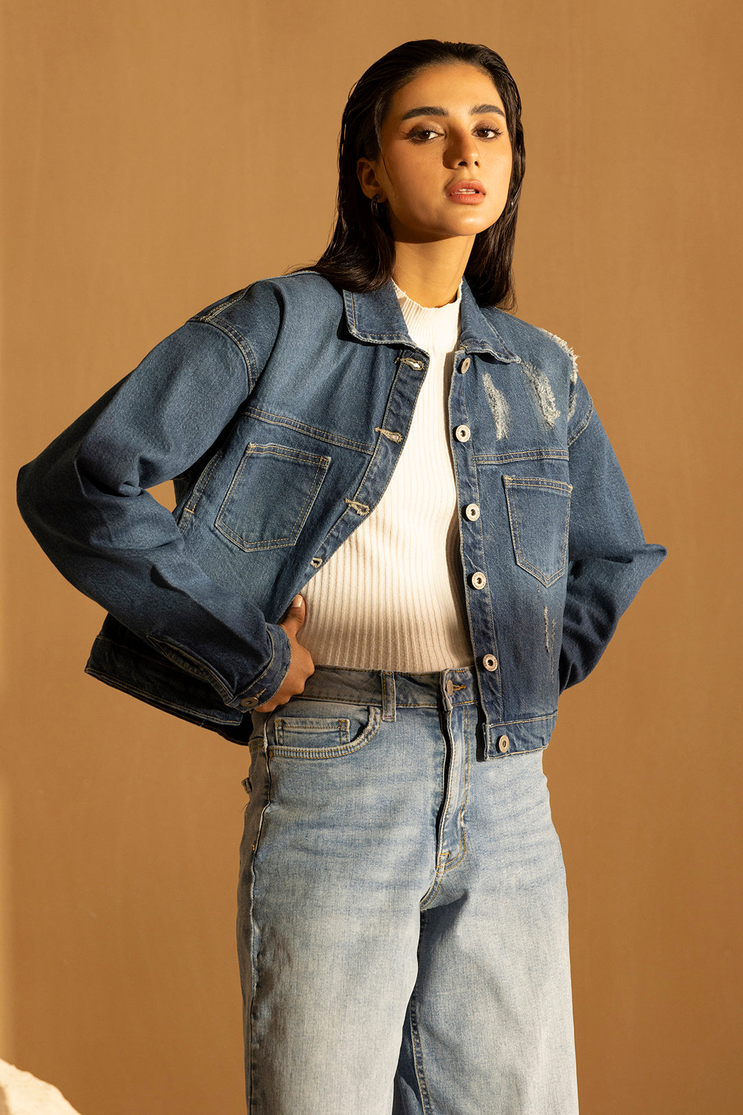 Denim Jacket –  Blue