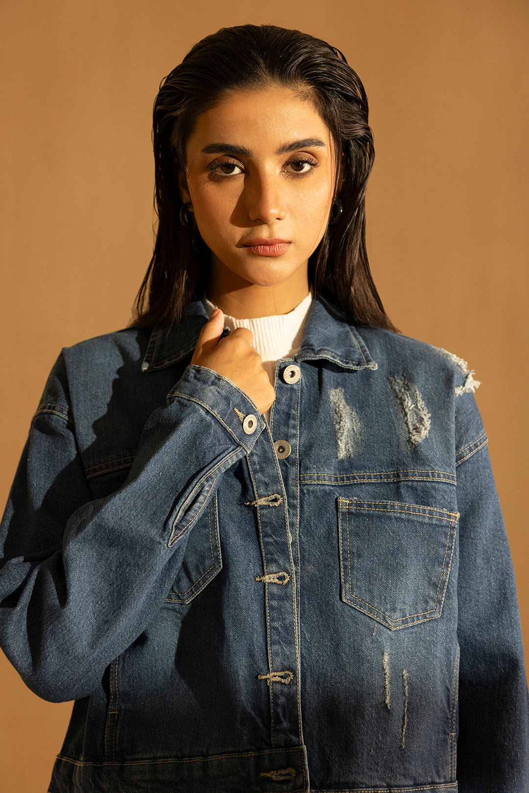 Denim Jacket –  Blue