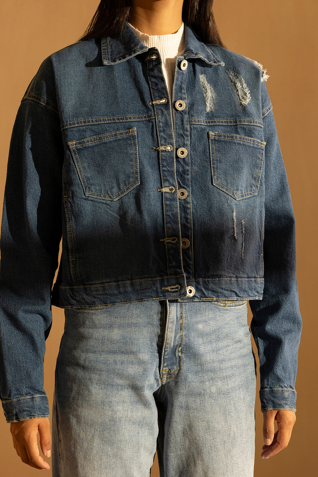 Denim Jacket –  Blue