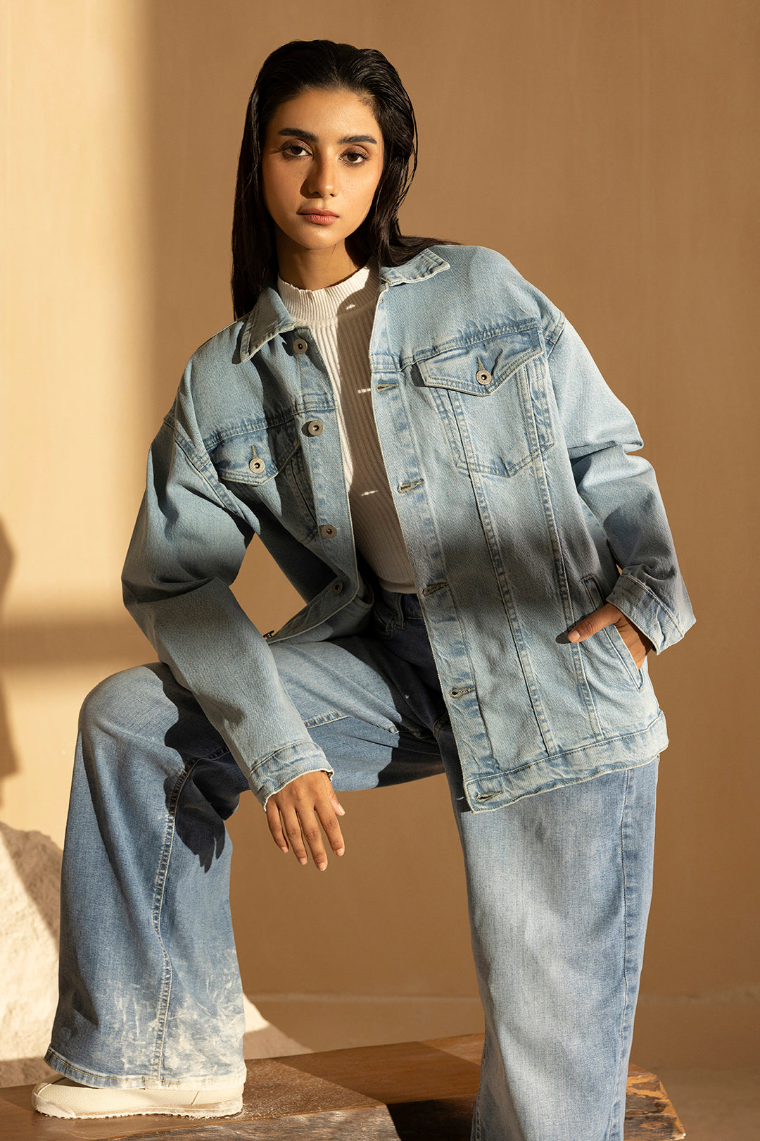 Denim Jacket – Light Blue