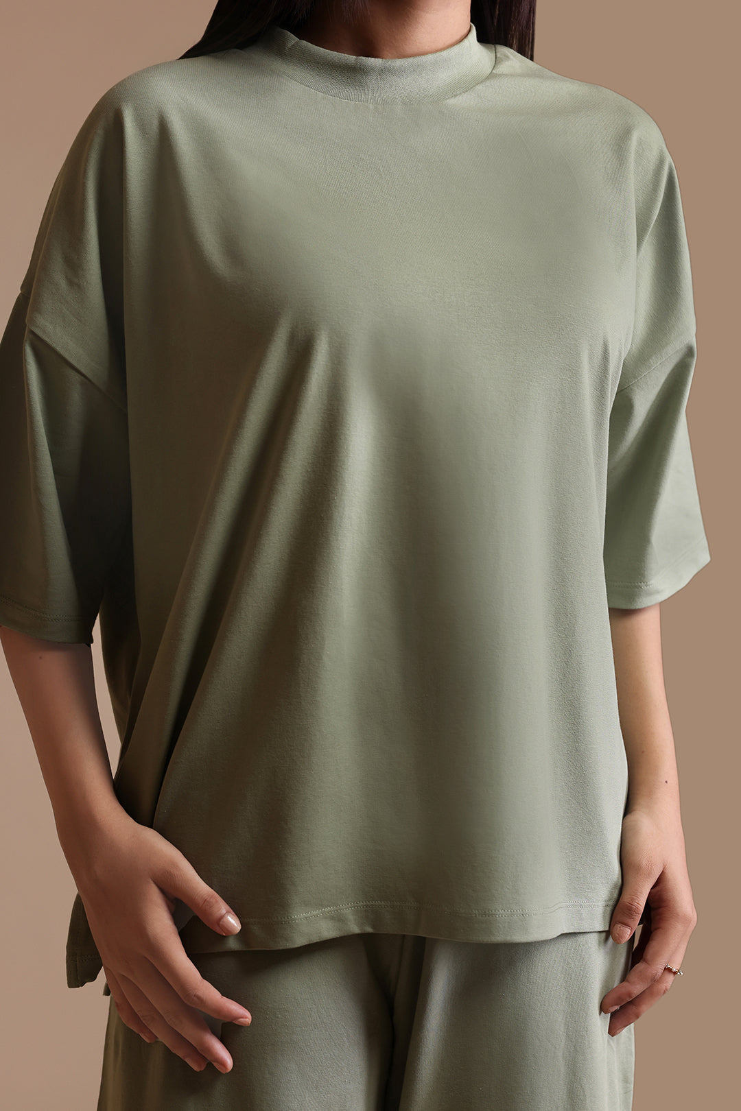 Co-Ord Set Shirt – Sage Green