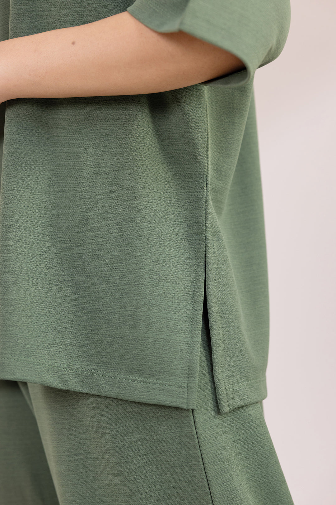 Co-Ord Set Shirt – Green