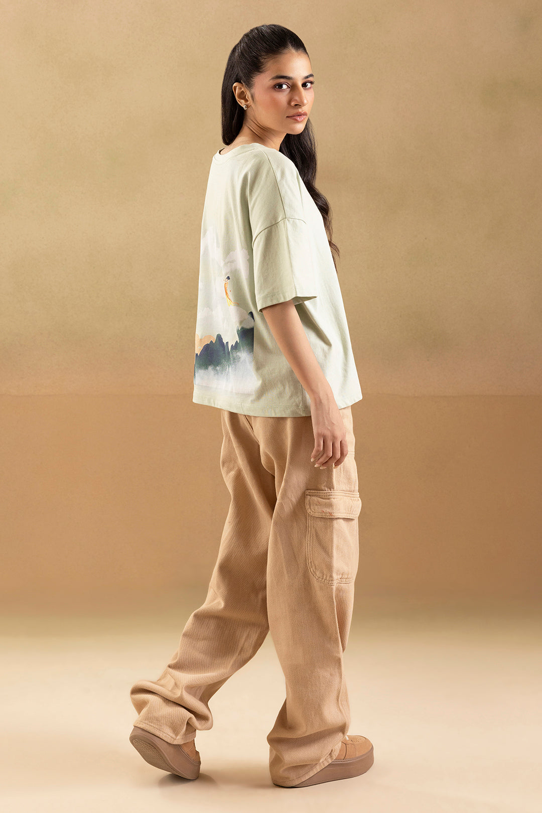 Graphic T-Shirt – Sage Green