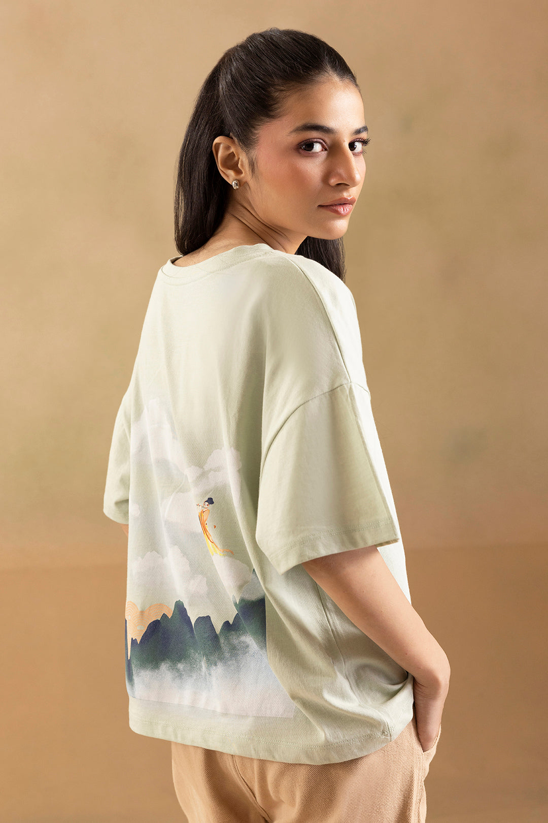 Graphic T-Shirt – Sage Green