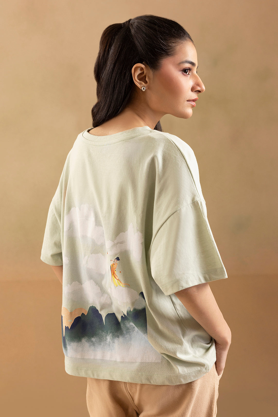 Graphic T-Shirt – Sage Green