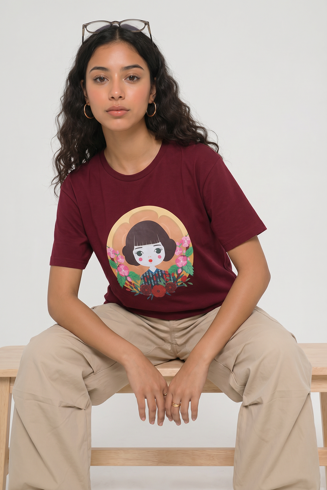 Graphic T-Shirt – Maroon