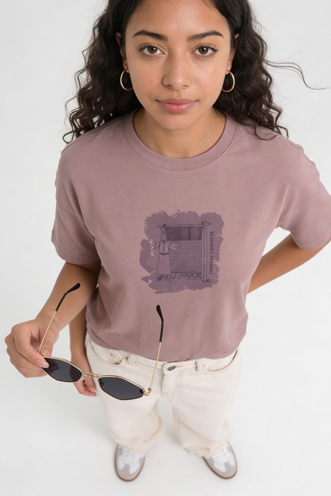 Graphic T-Shirt – Salmon Pink