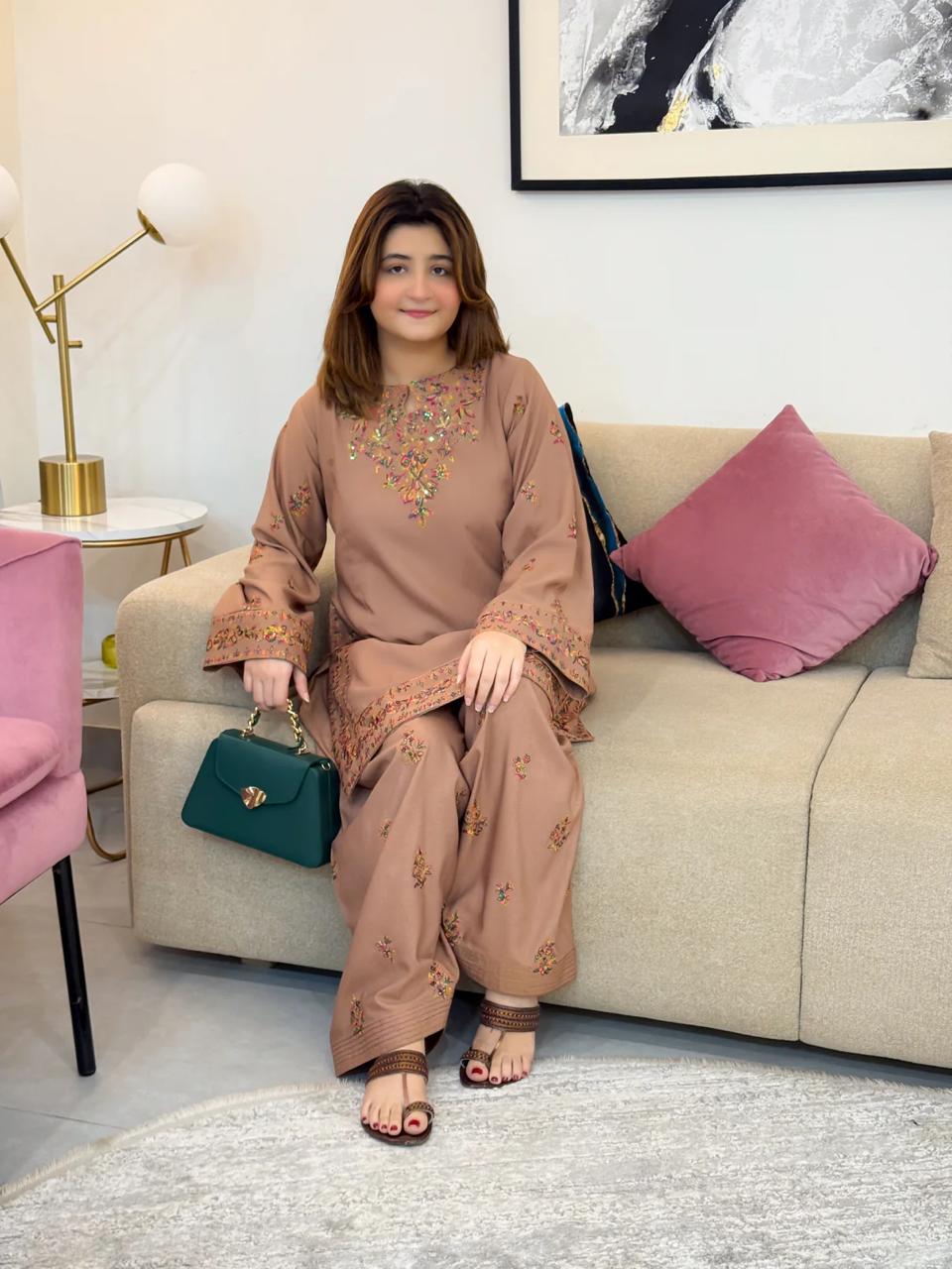 FEFA – Luxury Multi Embroidered 2-Piece Set (Stitched)