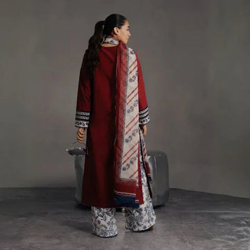 Mahveen 3 PC Stitched ( Lawn )