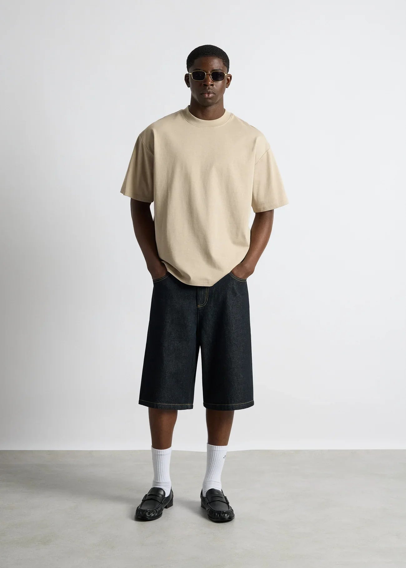 Beige Oversized T-Shirt