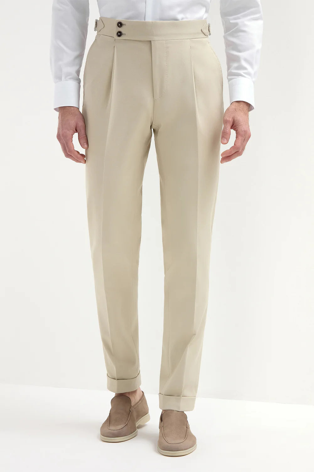 Beige Gurkha Trousers