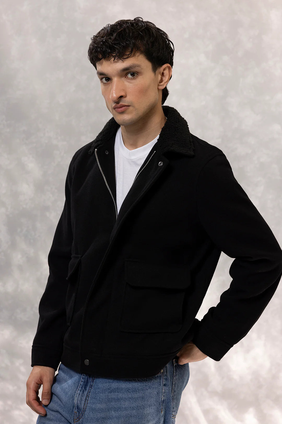 Felted Jacket – Black