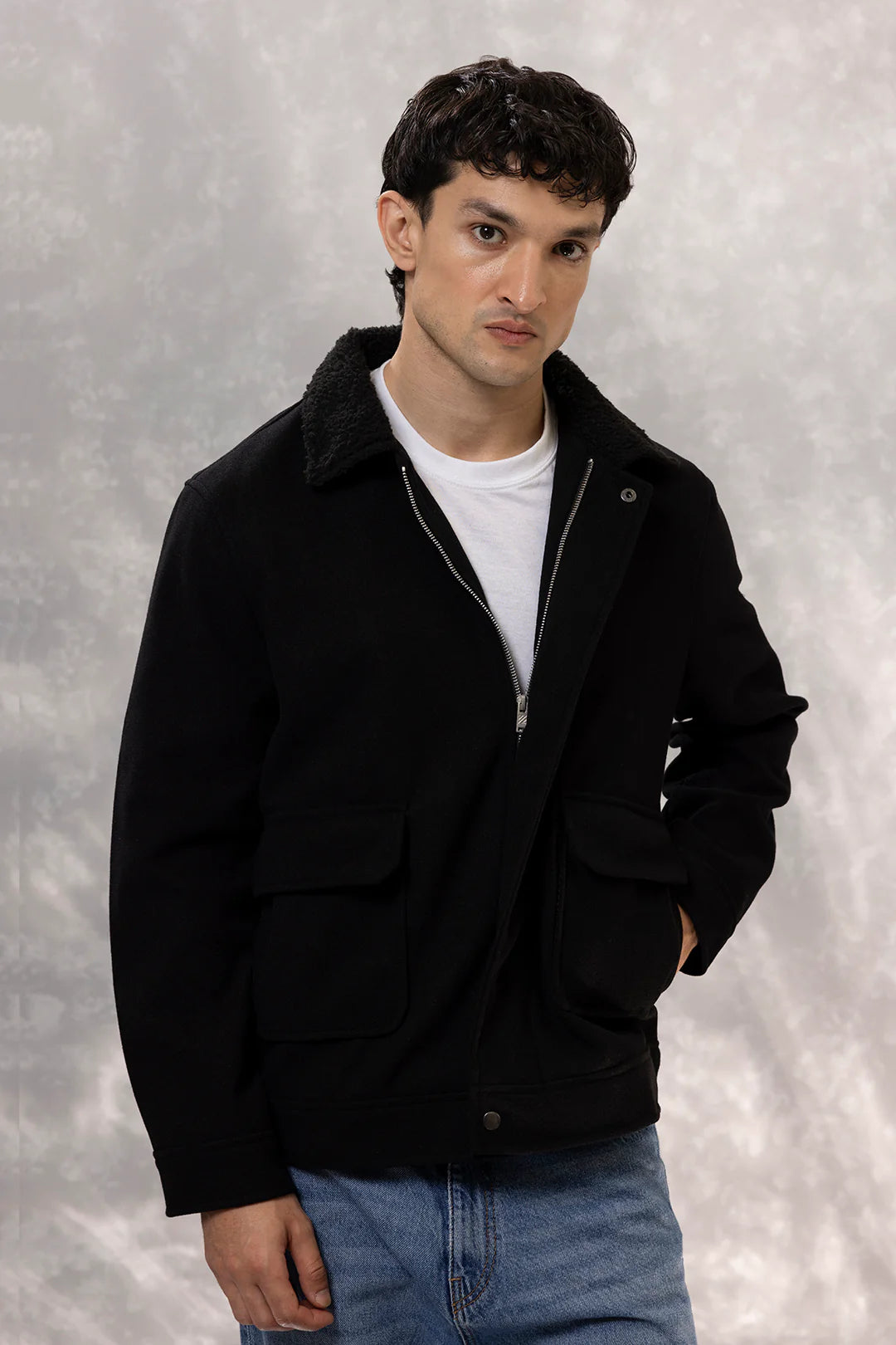 Felted Jacket – Black
