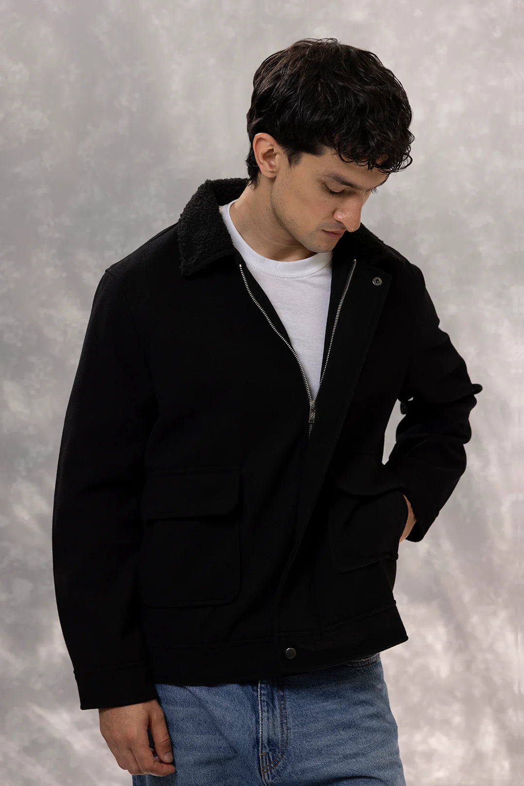 Felted Jacket – Black