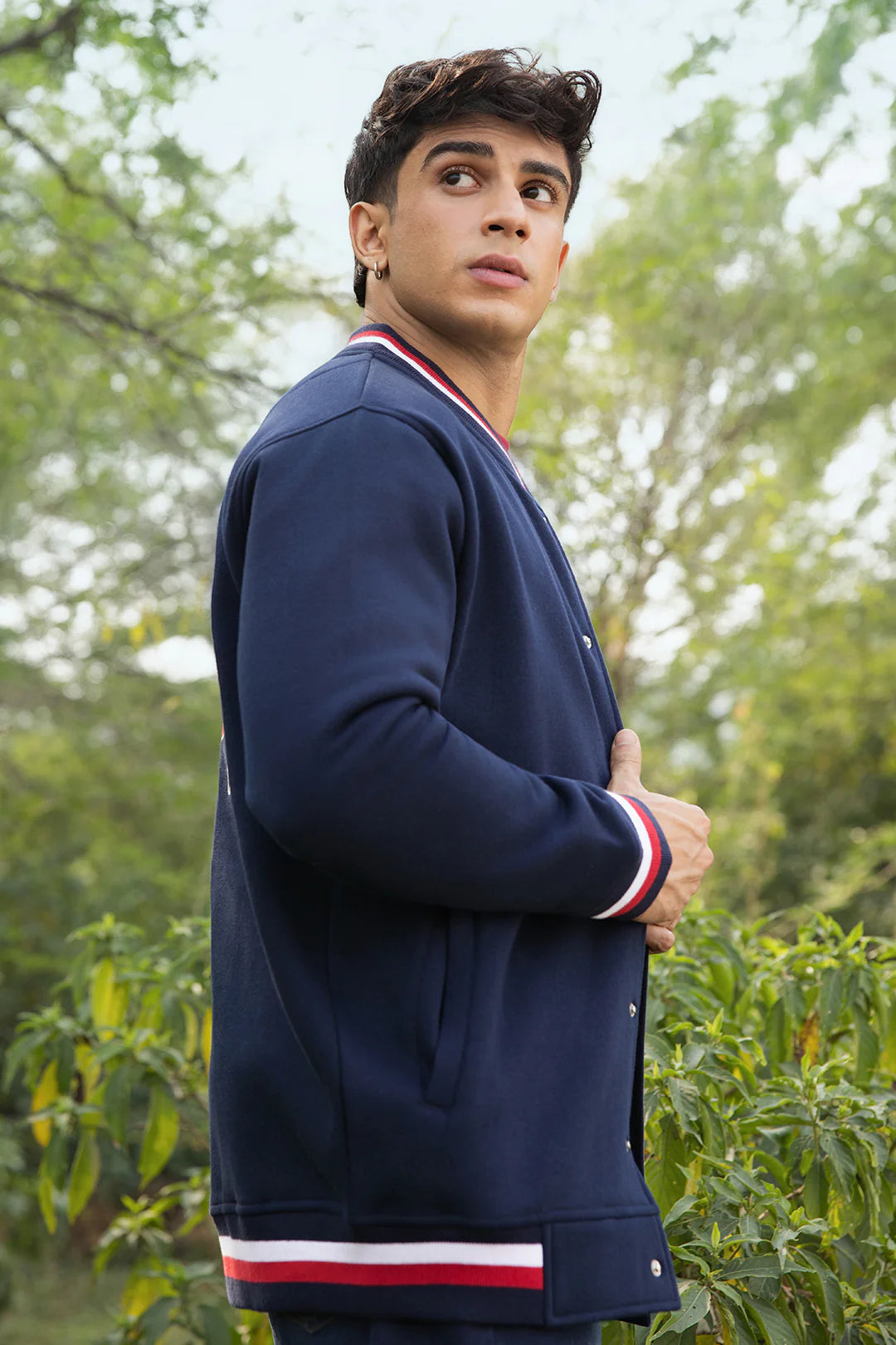 Varsity Jacket – Navy Blue