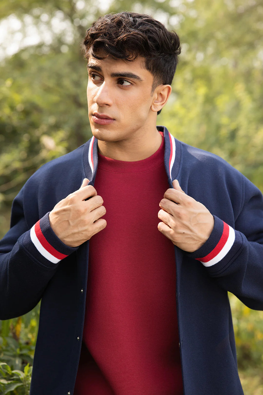 Varsity Jacket – Navy Blue