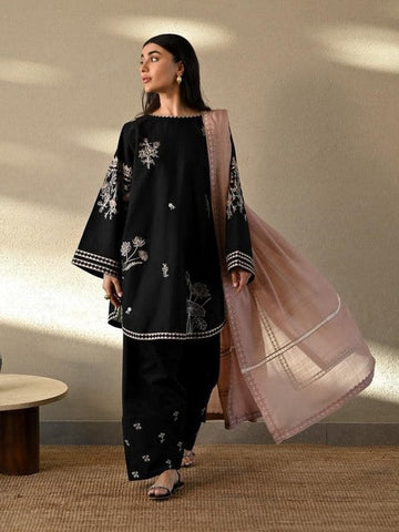 Zaib – Luxury Embroidered Co-Ord Set with Farshi Plazo