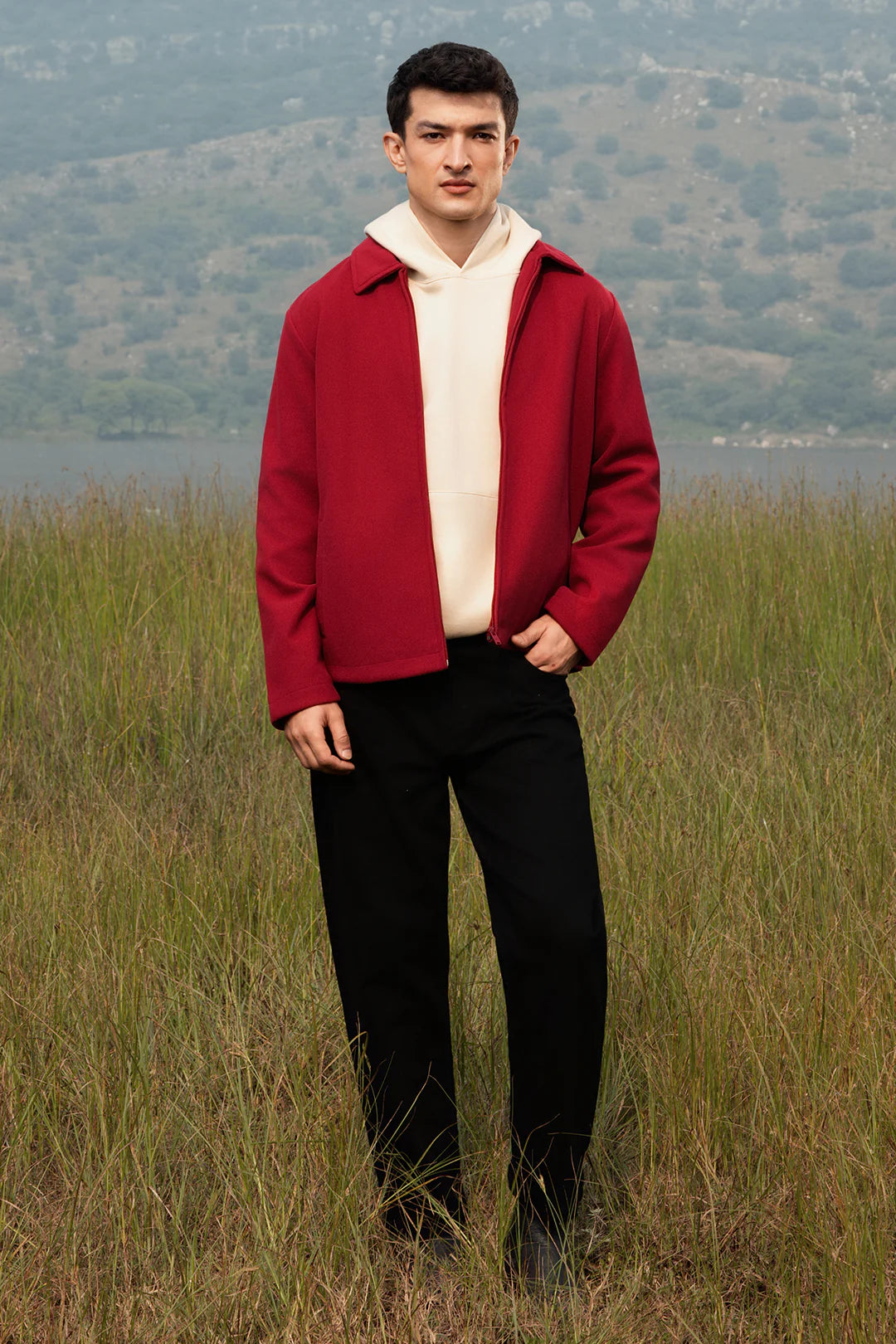 Felted Jacket – Wine