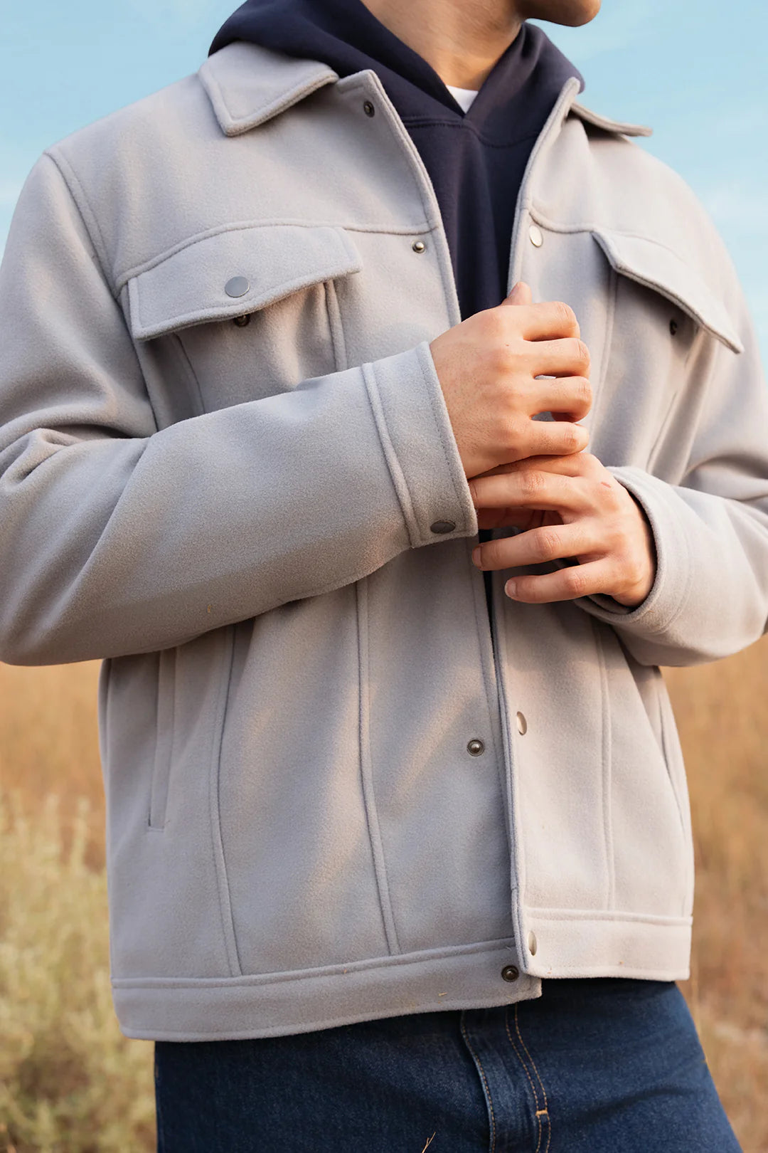 Felted Jacket – Grey