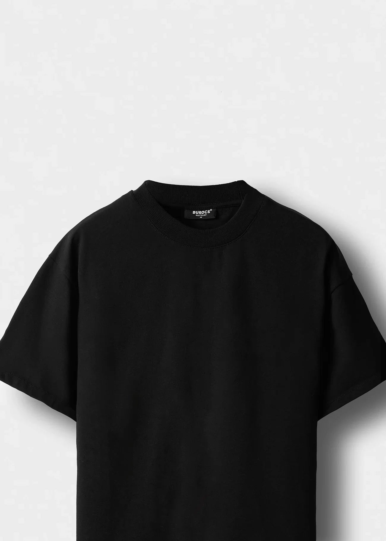 Schwarzes Regular Fit T-Shirt