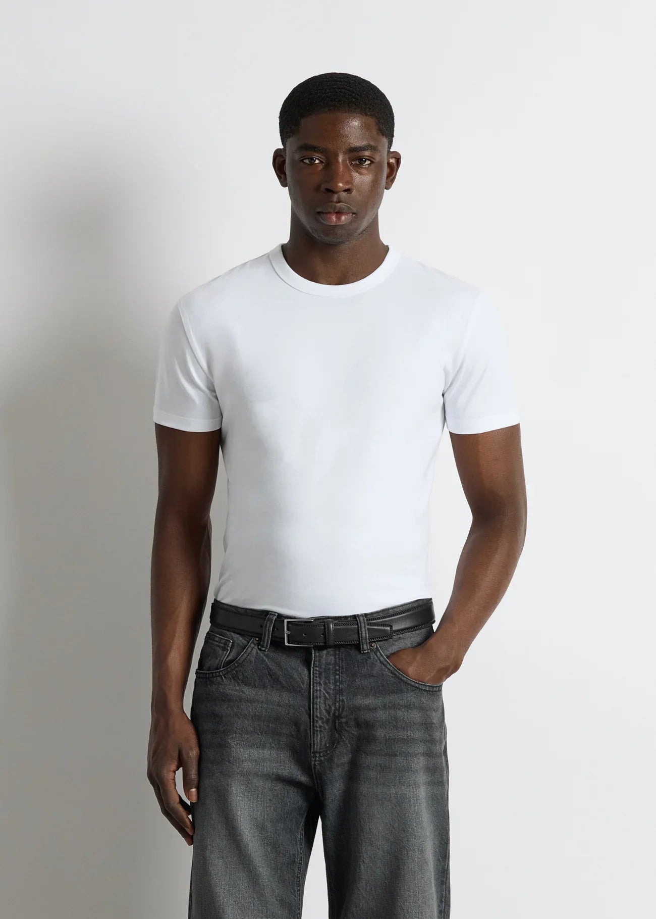 White Slim Fit T-Shirt